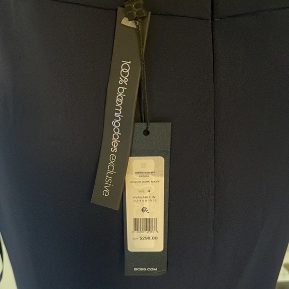 BCBG DARK NAVY GOWN - Picture 6 of 10